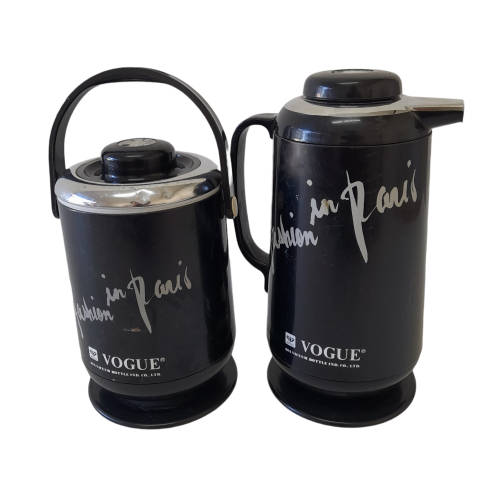 Vintage Vogue Moon Thermos and Ice Bucket (QC1196)