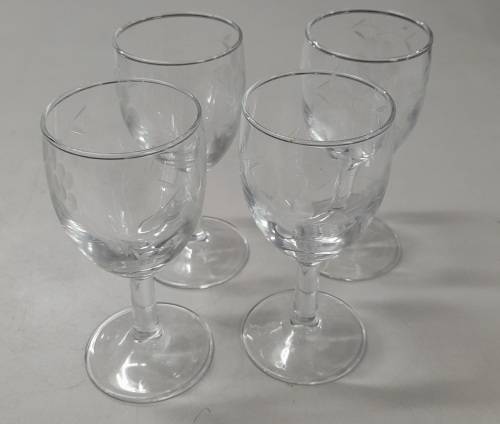 Vintage Port Sherry Glasses From France