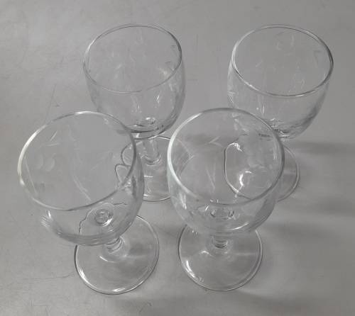 Vintage Port Sherry Glasses From France