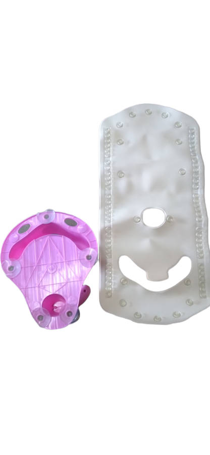 Baby Go Bath Seat and Mat - Pink 6M+