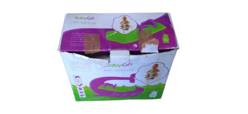 Baby Go Bath Seat and Mat - Pink 6M+