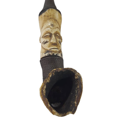 Rare African Trible Two Headed Smoking Pipe