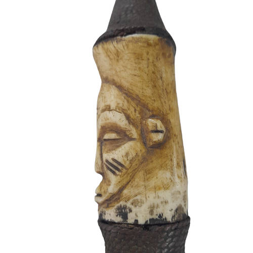 Rare African Trible Two Headed Smoking Pipe