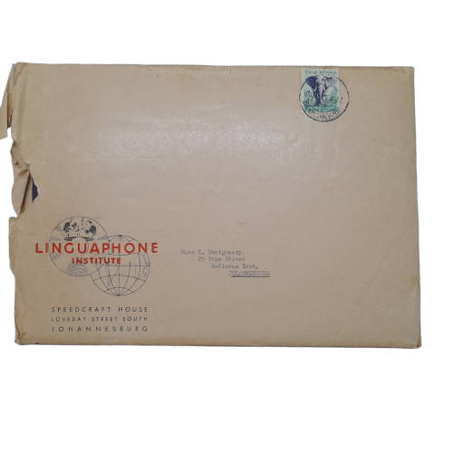 Vintage Linguaphone French Course - 78 rpm Records in Original Case Collectible