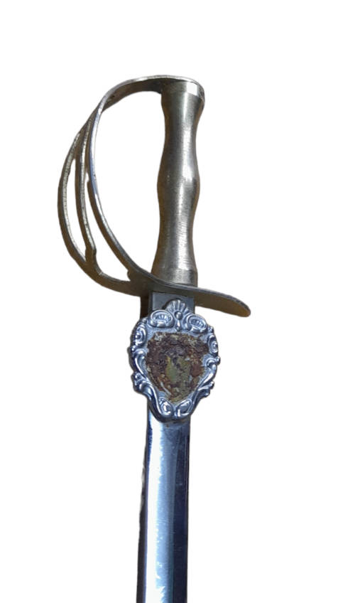 Brass and Steel Sword Shaped Letter Opener