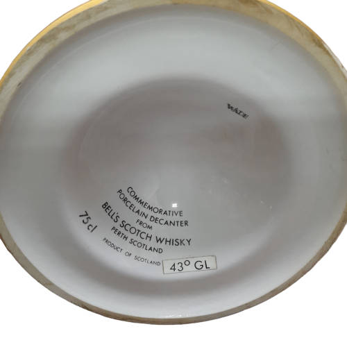 Charles & Diana Bells Whisky Wade Decanter (empty)
