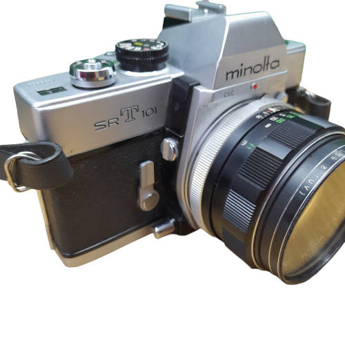 Minolta SRT 101 Film Camera 1:1.4  F/58mm lens