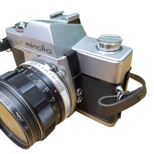 Minolta SRT 101 Film Camera 1:1.4  F/58mm lens