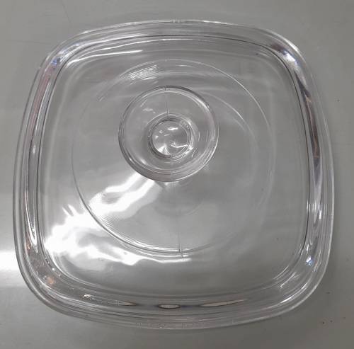 Vintage Square Pyrex Clear Glass Lid A-7-C Replacement