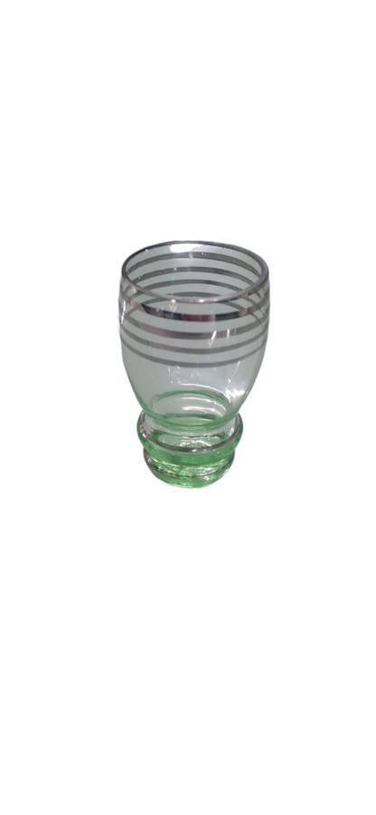Vintage Uranium Glass Shot Glass