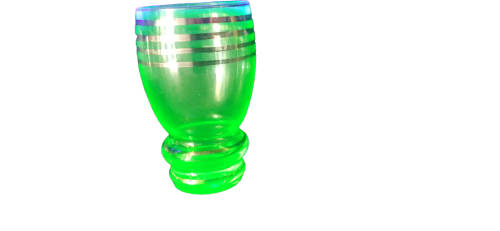 Vintage Uranium Glass Shot Glass