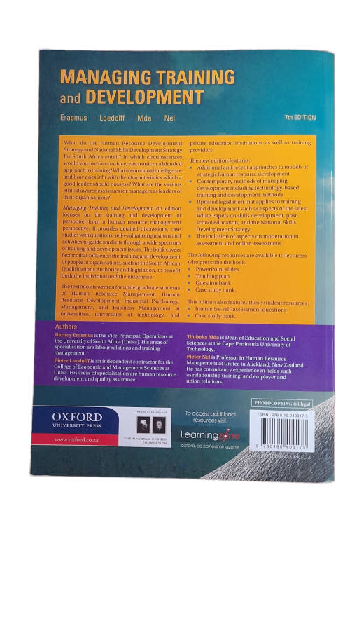 Managing Training And Development Book