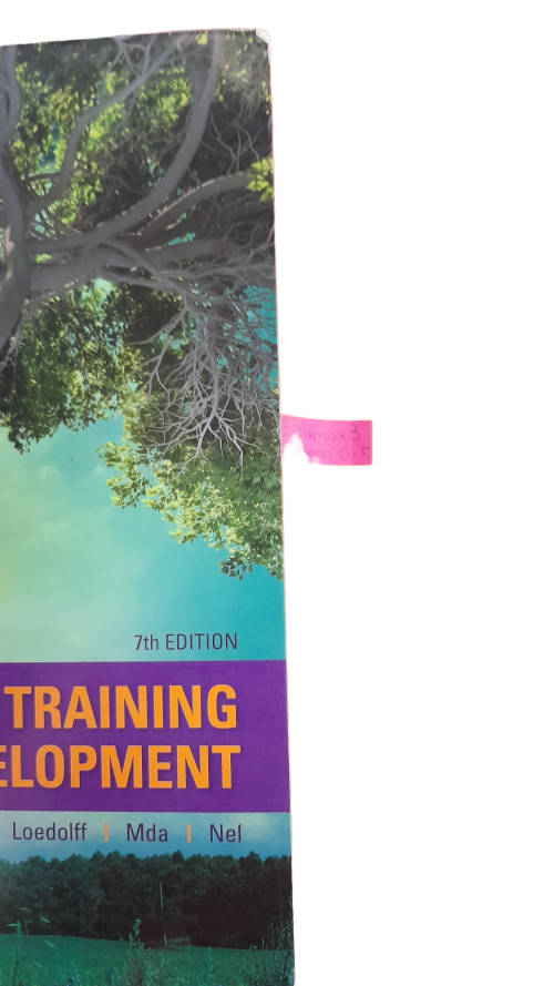 Managing Training And Development Book