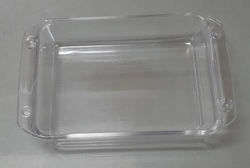 Vintage Arcuisine French 1 Clear Glass Baking Dish, Refrigerator Box, Oven To Table Replacement