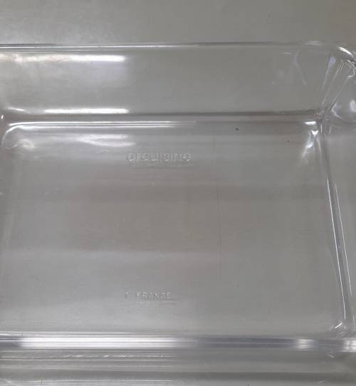 Vintage Arcuisine French 1 Clear Glass Baking Dish, Refrigerator Box, Oven To Table Replacement