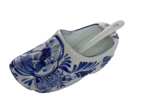 Vintage Delft Porcelain Dutch Shoe Ashtray Hand Painted