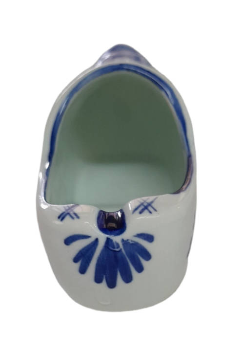 Vintage Delft Porcelain Dutch Shoe Ashtray Hand Painted