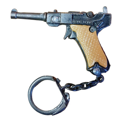 VINTAGE MAUSER MINI CAP GUN DIE CAST KEY CHAIN PISTOL RING KEYCHAIN