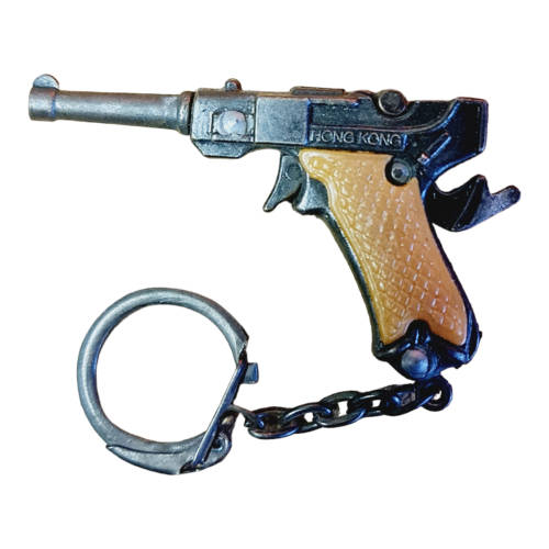 VINTAGE MAUSER MINI CAP GUN DIE CAST KEY CHAIN PISTOL RING KEYCHAIN