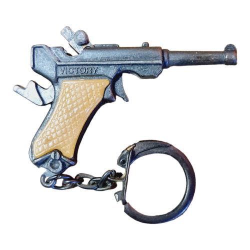 VINTAGE MAUSER MINI CAP GUN DIE CAST KEY CHAIN PISTOL RING KEYCHAIN