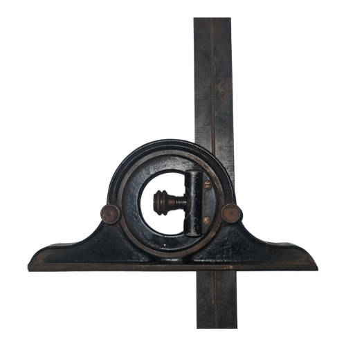 LS Starrett No. 490 Protractor Head Made in Athol Mass USA