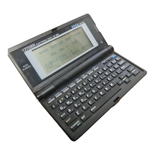 Vintage Citizen Electronic Diary ED-7800