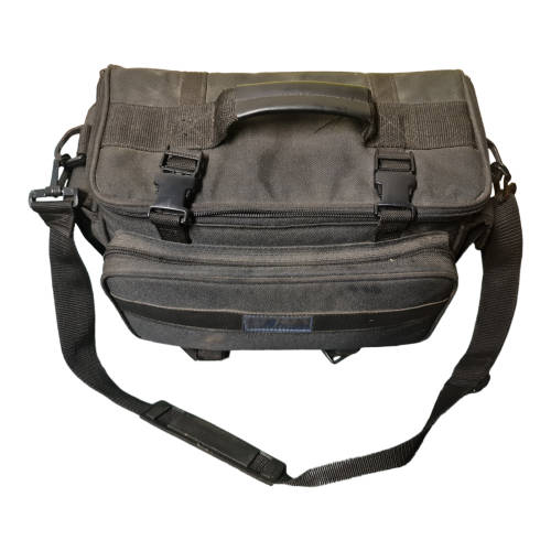 Amigo video camera bag and Panasonic NV-S600EN video recorder (sold as spares)