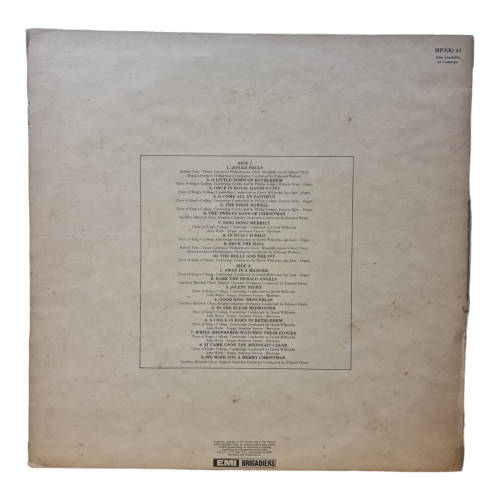 Christmas Carols by His Master`s voice - Vinyl LP record