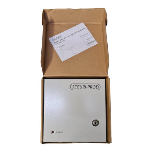 Securi-Prod 220V input, 12V output power supply.