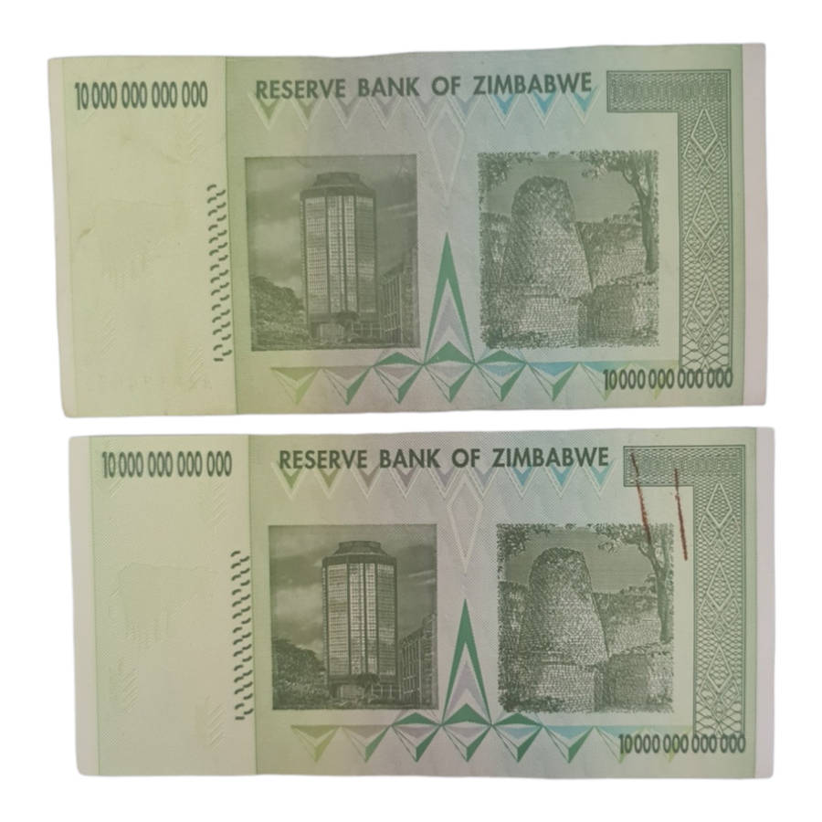 Zimbabwe 10,000,000,000,000 / ten trillion dollars 2008 banknote