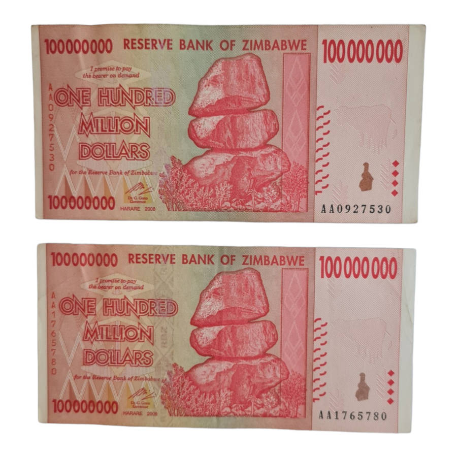 Zimbabwe 100 Million Dollars, 2008