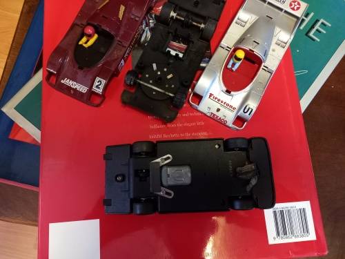 SCALEXTRIC PORSCHE 962 KENWOOD - NINCO SCX COMPATIBLE - WITH TWO SPARE BODIES AND ONE 360 CHASSIS