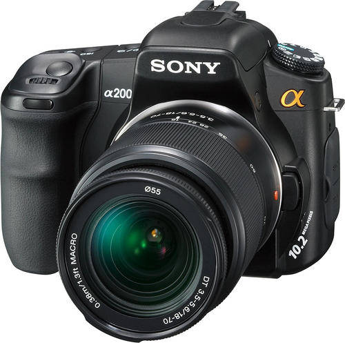 Sony A200 Digital Camera + 18-70mm Lens + 70-300mm Lens + Tripod + Bag