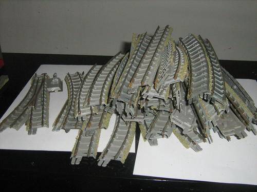 ho 00 track big pile removed from layout