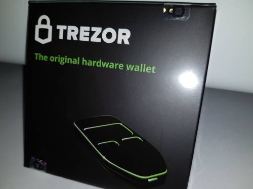 TREZOR Bitcoin Hardware Wallet (Black Shell)