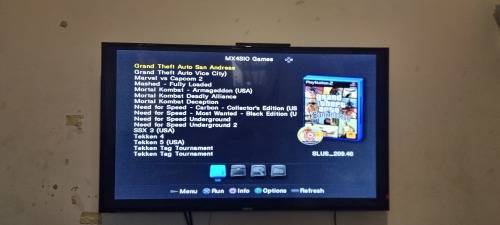 mx4sio and 128gb sd card with games