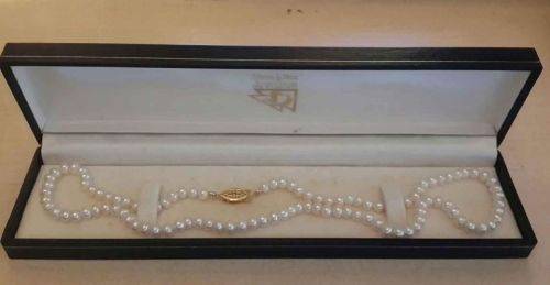 Gorgeous Strand Of Real White Seed Pearls