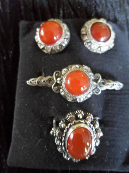 Beautiful solid silver set