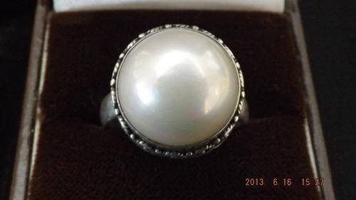 Gorgeous Mabe Pearl Ring