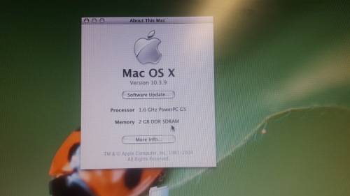 IMAC G5 21'' COMPUTER  3.0 HDD 500GB Desktop Computer 1.8 Ghz, White 2.0 GB ram