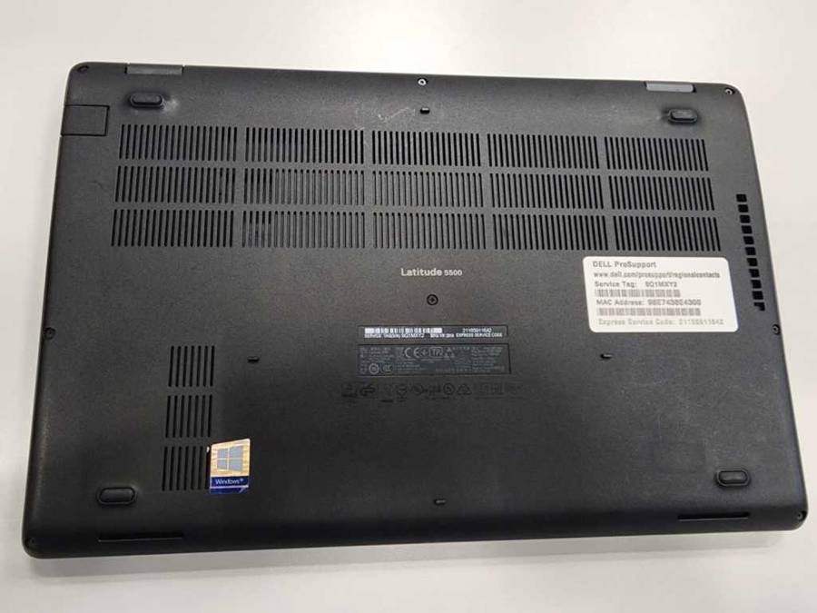 Dell 5500 8th Gen i7 Vpro Laptop (16GB Ram), (500GB SSD)