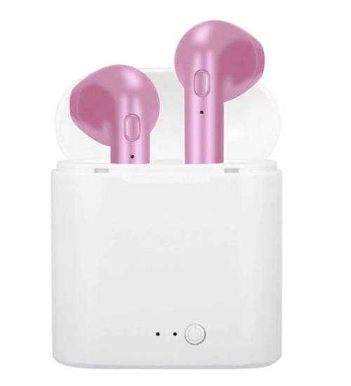 TWS I7 Wireless Bluetooth Airpods - Pink (Free Delivery)
