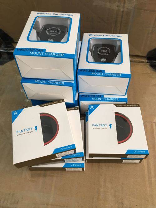 Qi phone wireless charger black