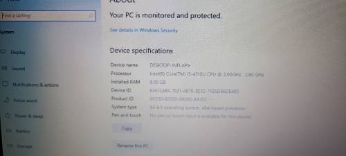Dell Latitude - E7240 - i5 4th Gen - 8GB Ram - 256SSD - Very Good Condition