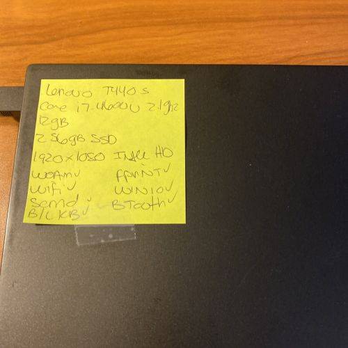 Lenovo - T440s - i7 4th Gen - 12GB Ram - 256SSD - Touch Screen - Two Batteries - Excellent Condition