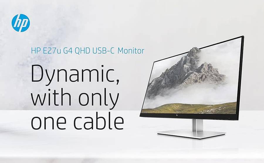 HP E27u - G4 QHD - USB-C Monitor - 27` - Pristine Condition