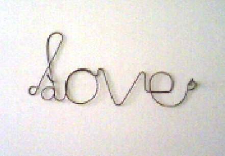 Rustic Wire Words