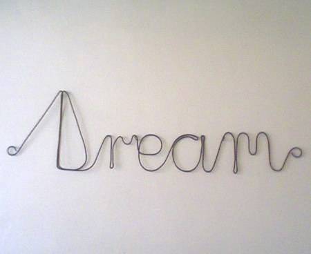 Rustic Wire Words