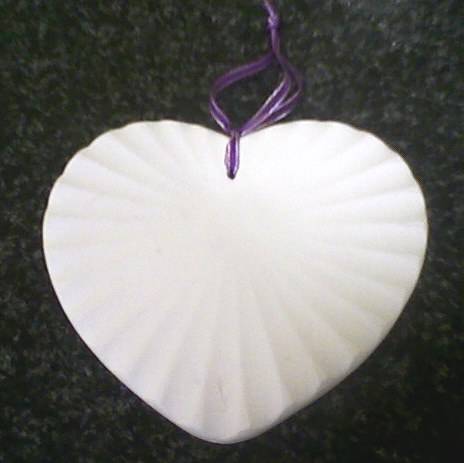 Lovely clay lavender scented hearts  - hang around the house or use as drawer scenting.