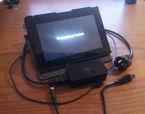 Blackberry PlayBook 16GB with Rotating Cover and Rapid Charger